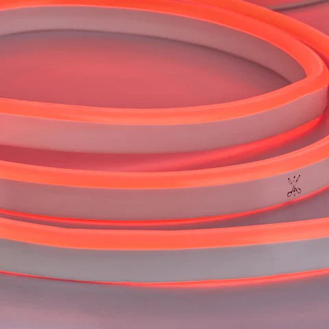 LED Flexible Neon Rope Light - 164 Watt - Red - 120V - 50 Feet - Includes Clips Connectors & AC Powered KIT - IP67 - ETL Listed - Lumens Depot