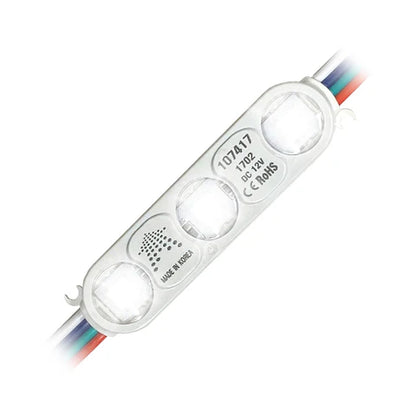 LED Sign Module - 0.72W - RGB Color Changing - 12V DC - 180° Beam Angle - IP68 Waterproof - CE & ROHS Listed - Lumens Depot