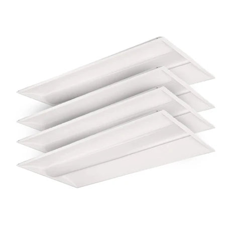 LED Troffer Light - Center Basket, 2x4, Adjustable Wattage 40W/50W/60W, CCT Adjustable 3000K/4000K/5000K, 6600 Lumens - Lumens Depot