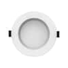 4-Inch Canless Slim Recessed Downlight with Deep Baffle and 5CCT