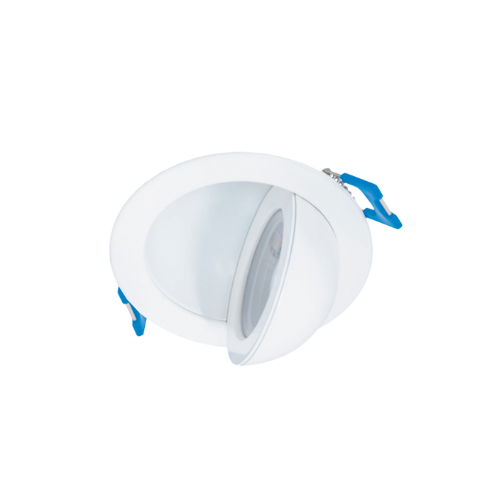 3-Inch Gimbal LED Recessed Downlight, 5CCT, 6W, 345LM, CRI 90+, ETL/Energy Star/T24 - Lumens Depot