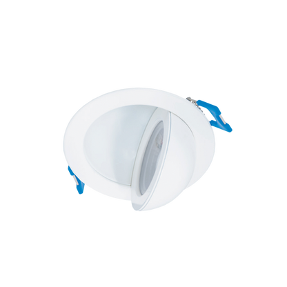 3-Inch Gimbal LED Recessed Downlight, 5CCT, 6W, 345LM, CRI 90+, ETL/Energy Star/T24 - Lumens Depot