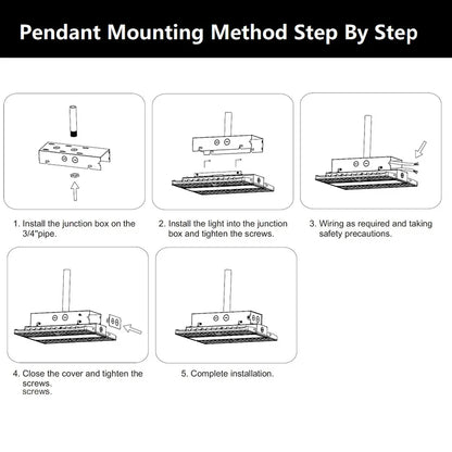Conduit & Surface Mount Kit for X-LHBC Linear High Bay - Secure Mounting & Clean Wiring Solution - Lumens Depot