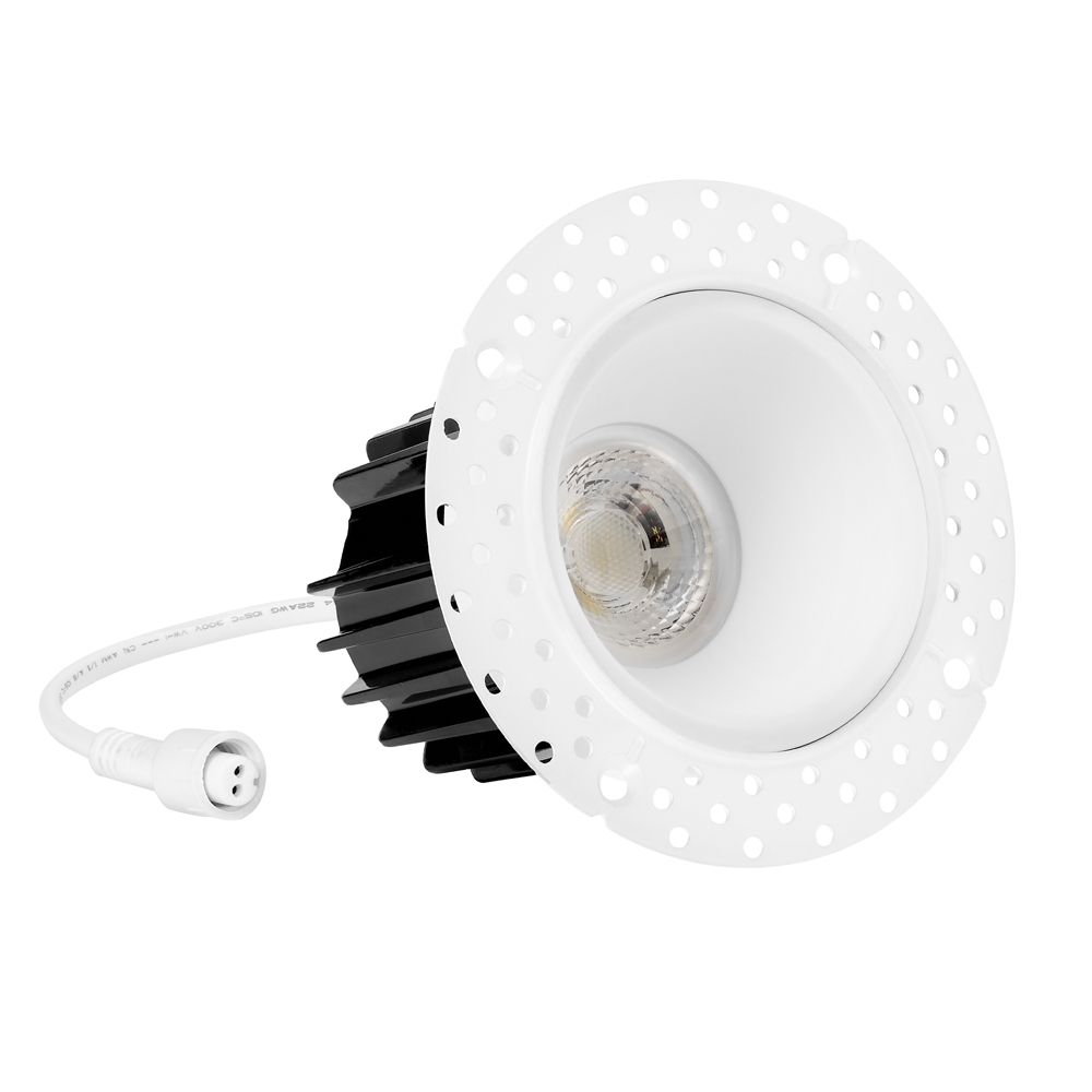 1" Trimless LED Recessed Light, 9W, Dimmable, 2700K-5000K