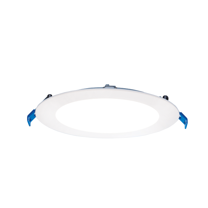 6-Inch Ultra-Slim LED Downlight, 5CCT, 12W, 900LM, Dimmable, Baffle Trim, ETL/Energy Star/T24 - Lumens Depot