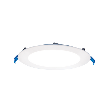 6-Inch Ultra-Slim LED Downlight, 5CCT, 12W, 900LM, Dimmable, Baffle Trim, ETL/Energy Star/T24 - Lumens Depot