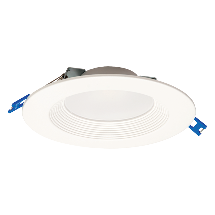 6-Inch Canless Slim Recessed Downlight with Deep Baffle and 5CCT - Lumens Depot