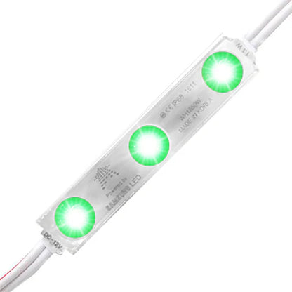 LED Sign Module - 0.72W - 66 Lumens - Green - 12V DC - 180° Beam Angle - Diffuser Lens - IP68 Waterproof - CE & ROHS Listed - Lumens Depot