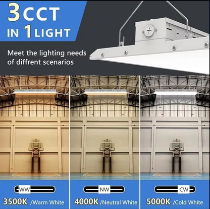 LED Linear High Bay Light, 2ft, 155W, CCT 5000k, 23,200 Lumens, 120-277 VAC - Lumens Depot
