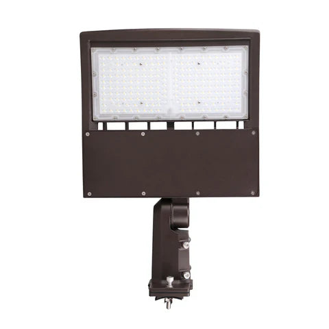 5th Gen 100W LED Area Light – Universal Bracket - High-Efficiency Outdoor LED Floodlight - Lumens Depot