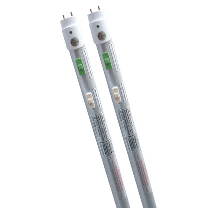 LED T8 Tube - Adj Watt 8W/10W/12W/15W/18W/20W - 2800Lm - Adj CCT 3K/3500K/4K/5K/6K/6500K - 100-277V - 4ft - Clear Lens - Type A+B - Single & Double Ended Power - ETL Listed - Lumens Depot
