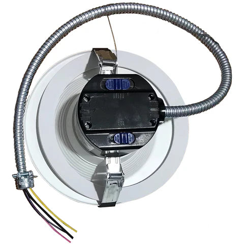 LED Recessed Downlight 6-inch, 13W/19W/27W Adjustable Wattage, 2700K-5000K CCT,120-347 VAC, ETL & Energy Star Listed - Lumens Depot