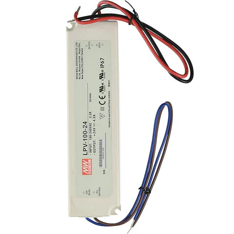 100W 24V DC LED Power Supply - IP67 Waterproof Outdoor Driver - UL Listed for Safe and Reliable Performance - Lumens Depot
