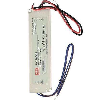 100W 24V DC LED Power Supply - IP67 Waterproof Outdoor Driver - UL Listed for Safe and Reliable Performance - Lumens Depot