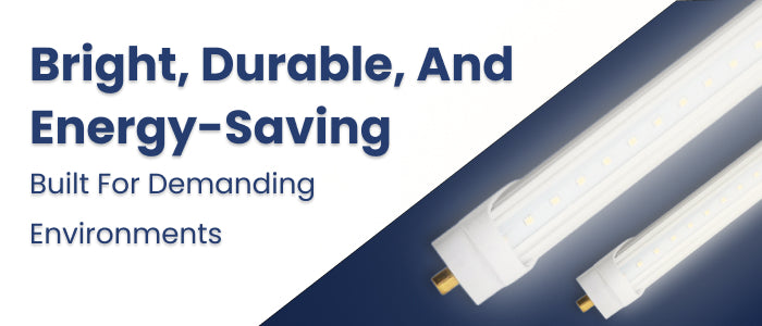 LED Tube Light Bulb Banner