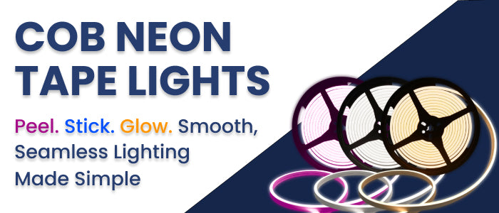 COB Neon Tape Lights- Peel and Stick Banner