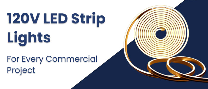 120V LED Strip Lights Banner