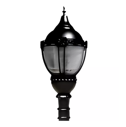 LED Post Top Light, Selectable 100W/80W/60W and CCT 3000K/4000K/5000K, 100-277 VAC, 14000 Lumens, Built-in Photocell