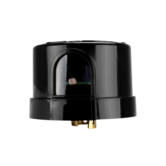 Twist-Lock Photocell – Black - Dusk-to-Dawn Sensor (AC120-277V) for LED Area Lights - Lumens Depot