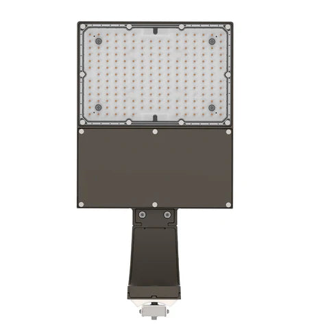 3rd Gen 150W LED Area Light – Straight Arm Mount - High-Performance Outdoor Shoebox Light - Lumens Depot