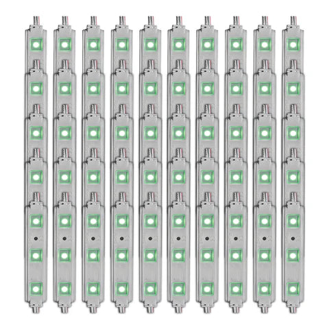 LED Sign Module - 0.72W - 66 Lumens - Green - 12V DC - 180° Beam Angle - With Diffuser - IP68 Waterproof - CE & ROHS Listed - Lumens Depot