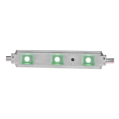 LED Sign Module - 0.72W - 66 Lumens - Green - 12V DC - 180° Beam Angle - With Diffuser - IP68 Waterproof - CE & ROHS Listed - Lumens Depot