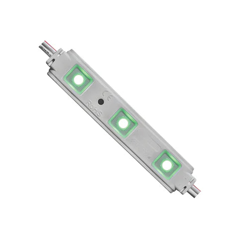 LED Sign Module - 0.72W - 66 Lumens - Green - 12V DC - 180° Beam Angle - With Diffuser - IP68 Waterproof - CE & ROHS Listed - Lumens Depot