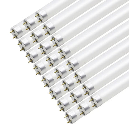 T8 Glass Tube - 18W - 2700 Lumens - 5000K Daylight - 4FT - Frosted Lens - Type B - Single & Double-Ended Power - UL & DLC Listed - Lumens Depot