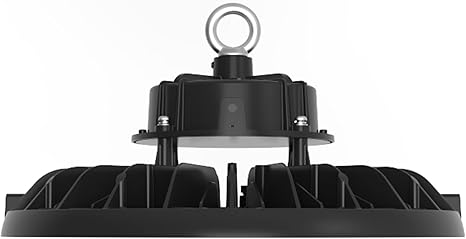 6FT Cord Dimmable Round LED High Bay Light – 240W/200W/150W - Energy-Efficient - High Lumen Output & Haisen 3-Pin Sensor Base - Lumens Depot