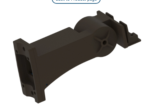 Adjustable Square & Round Pole Mount Ver2 – Dark Bronze - Universal Tilt Bracket for ALH LED Area Lights - Lumens Depot