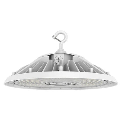 Adjustable LED UFO High Bay – 180W/200W/240W – 36,000 Lumens – CCT Selectable 4000K/5000K – 120-277V – White Housing – IP65 Waterproof – UL & DLC Listed