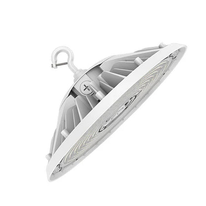 Adjustable LED UFO High Bay – 180W/200W/240W – 36,000 Lumens – CCT Selectable 4000K/5000K – 120-277V – White Housing – IP65 Waterproof – UL & DLC Listed