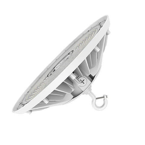 Adjustable LED UFO High Bay – 180W/200W/240W – 36,000 Lumens – CCT Selectable 4000K/5000K – 120-277V – White Housing – IP65 Waterproof – UL & DLC Listed