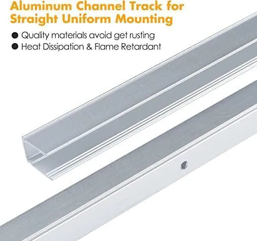 3.3FT RGB Neon Track Channel for 110V 10X20mm RGB Neon-Eco Neon - Lumens Depot