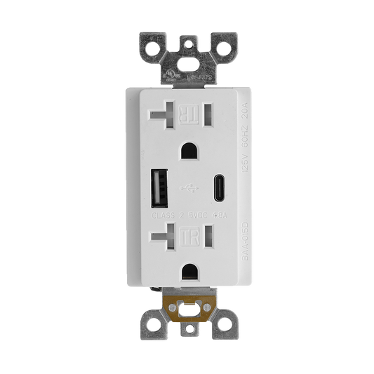 18W Quick Charge, Type-C, 3.6A, USB, 15A, Receptacle TR - Lumens Depot