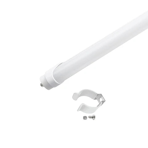 8FT LED T8 Tube - 60W - 7800 Lumens - 5000K Daylight - Frosted Lens - Double-Ended Power - ETL & DLC Listed