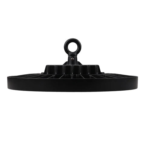 100W LED Round High Bay Light - 14500 Lumens - 5000K - 120-277V - Dimmable - IP65 Waterproof - UL & DLC Listed - Black Housing