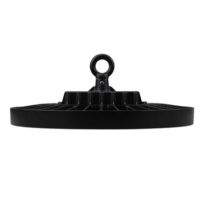 100W LED Round High Bay Light - 14500 Lumens - 5000K - 120-277V - Dimmable - IP65 Waterproof - UL & DLC Listed - Black Housing