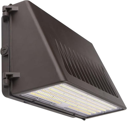 LED Wall Pack Light - 30W/45W/63W Selectable Wattage - Up to 9,450lm - 3000K/4000K/5000K CCT Tunable - Built-in Photocell - PC Lens - DLC 5.1 Premium - Lumens Depot