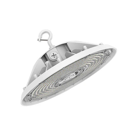 Adjustable LED UFO High Bay – 100W/120W/150W – 22,500 Lumens – Selectable CCT 4000K/5000K – 120-277V – White Housing – IP65 Waterproof – UL & DLC Listed