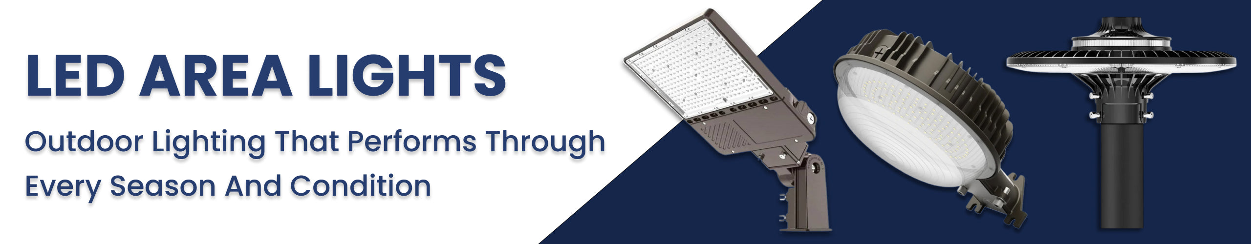 LED Area Lights Banner