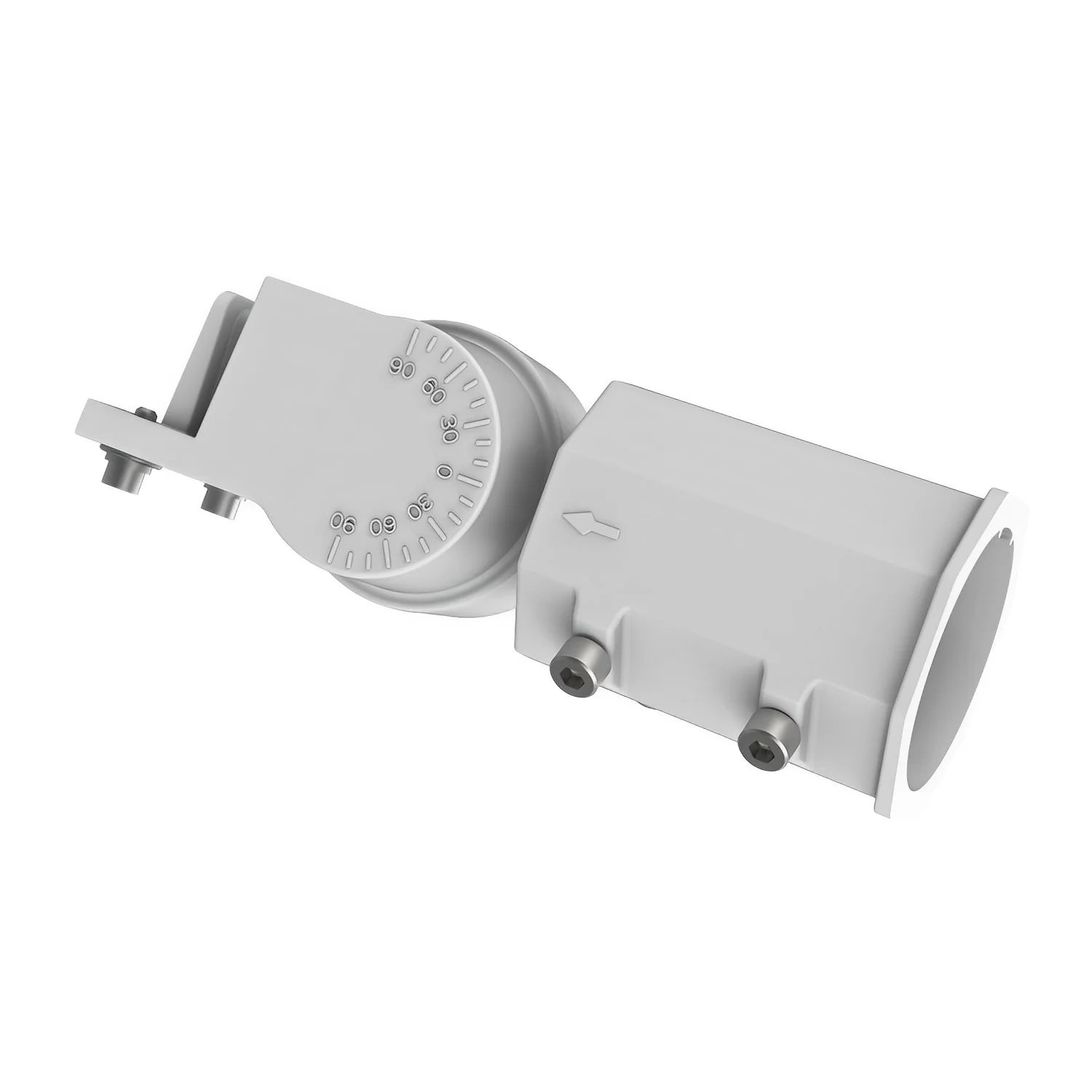 Slipfitter Mount – White - Adjustable Pole Mount for XALH LED Area Lights - Lumens Depot