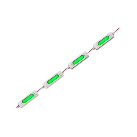High-Efficiency LED Module - 1.8W - Green - 12V DC - IP65 Waterproof - UL Listed - Lumens Depot