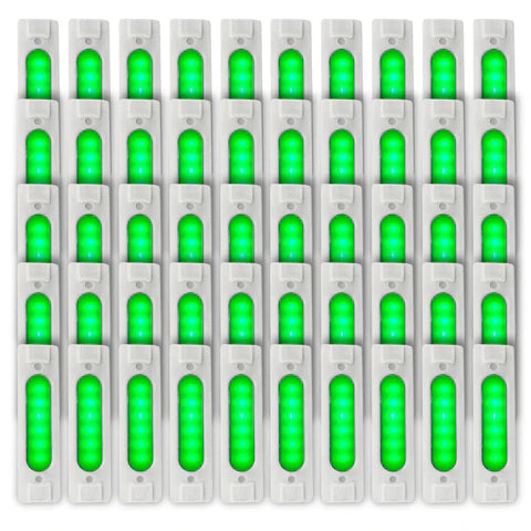 High-Efficiency LED Module - 1.8W - Green - 12V DC - IP65 Waterproof - UL Listed - Lumens Depot