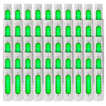 High-Efficiency LED Module - 1.8W - Green - 12V DC - IP65 Waterproof - UL Listed - Lumens Depot