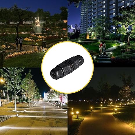 UL-Listed Waterproof Cable Connector – IP68 Rated Extension Joint for UL Cords - Lumens Depot
