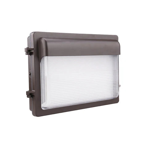 LED Wall Pack Light - 80W/100W/120W Adjustable - 16,200 Lumens - CCT Selectable 3000K/4000K/5000K - Built-in Photocell - IP65 Waterproof - UL & DLC Listed - 120-277V - Bronze Housing - Lumens Depot