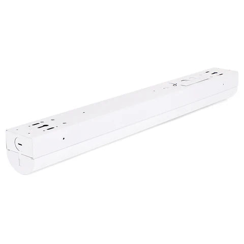 LED Linear Strip Fixture - Adjustable Wattage 60W/68W/72W/80W - 10,400 Lumens - CCT Adjustable 3500K/4000K/5000K - 8FT - IP20 - 120-277V - UL & DLC Listed - Lumens Depot