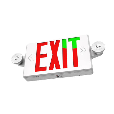 LED EXIT Sign Light,Red or Green Legend, 4000K, 120-277 VAC | Lumens Depot