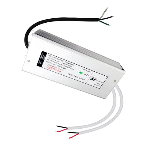 200W 12V DC LED Power Supply - IP67 Waterproof - UL Listed - Constant Voltage Driver for Indoor & Outdoor Use - Lumens Depot